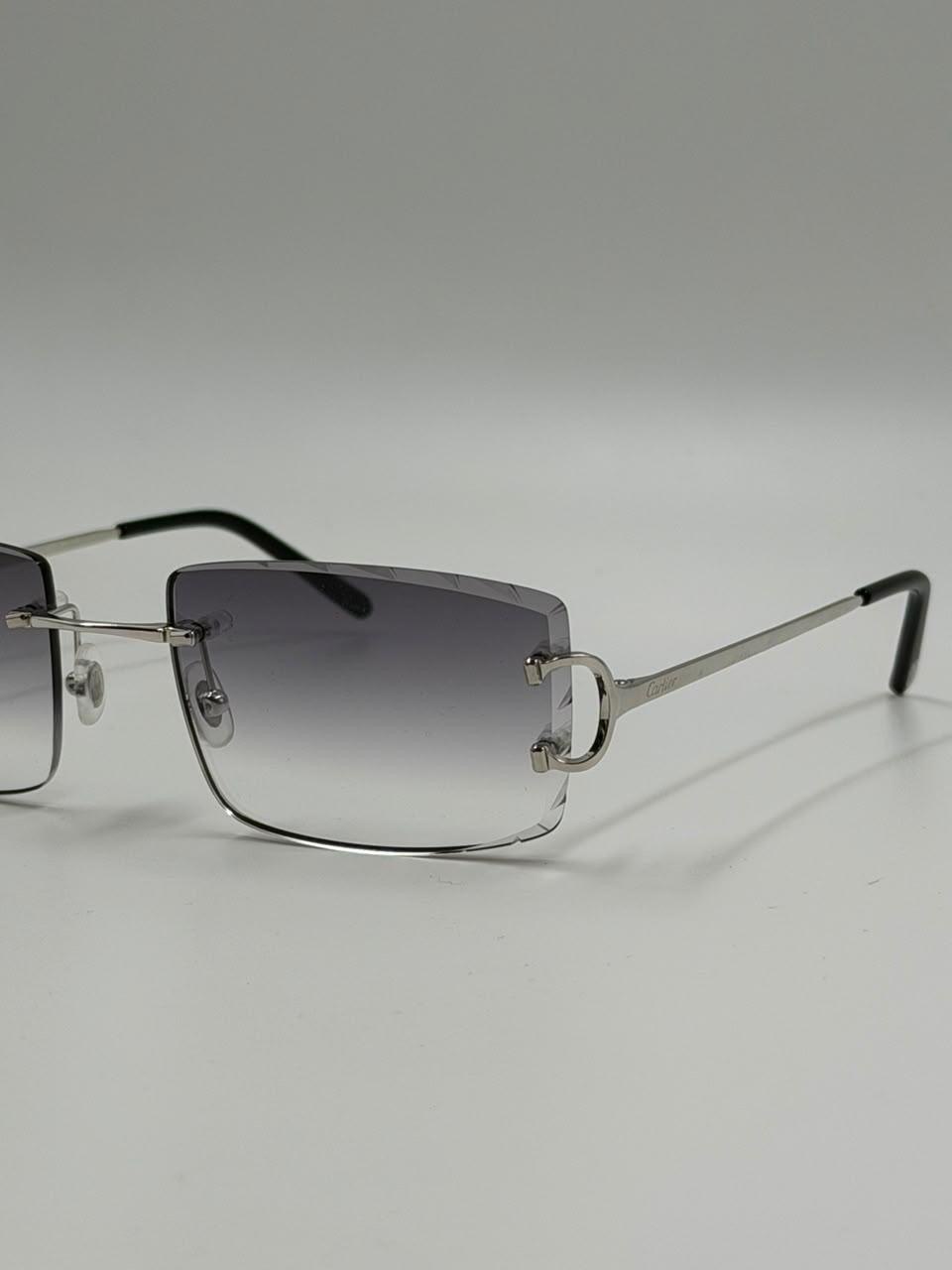 Minimal eyewear with a fine temple