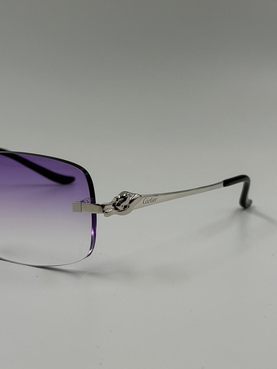 Lightly tinted eyewear in profile