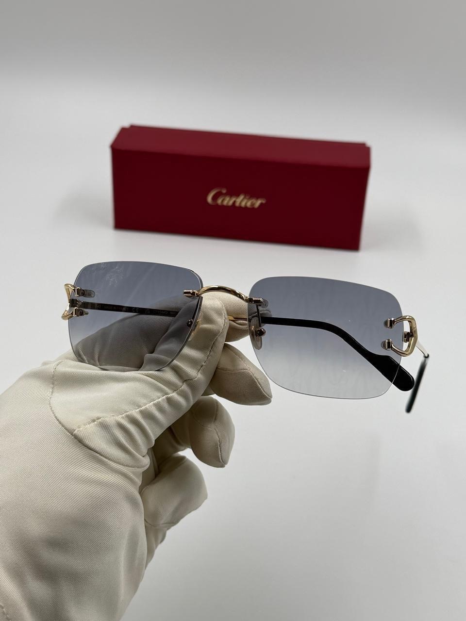 Side view of a metal eyeglass frame