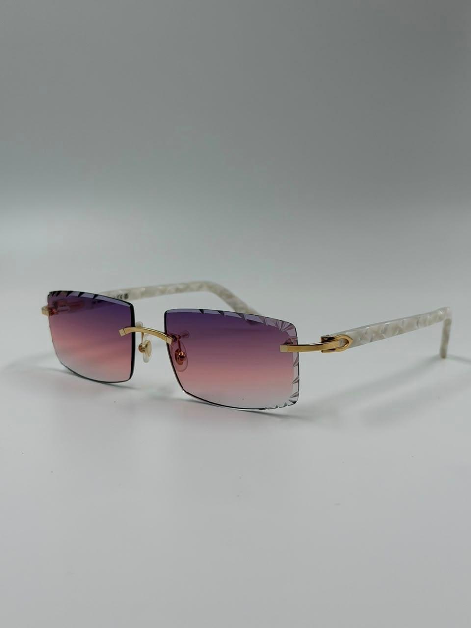 Rose-tinted sunglasses