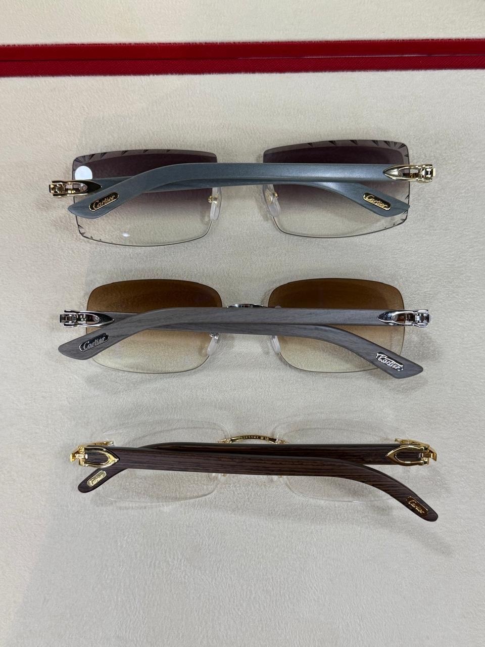 A selection of dark-lensed glasses