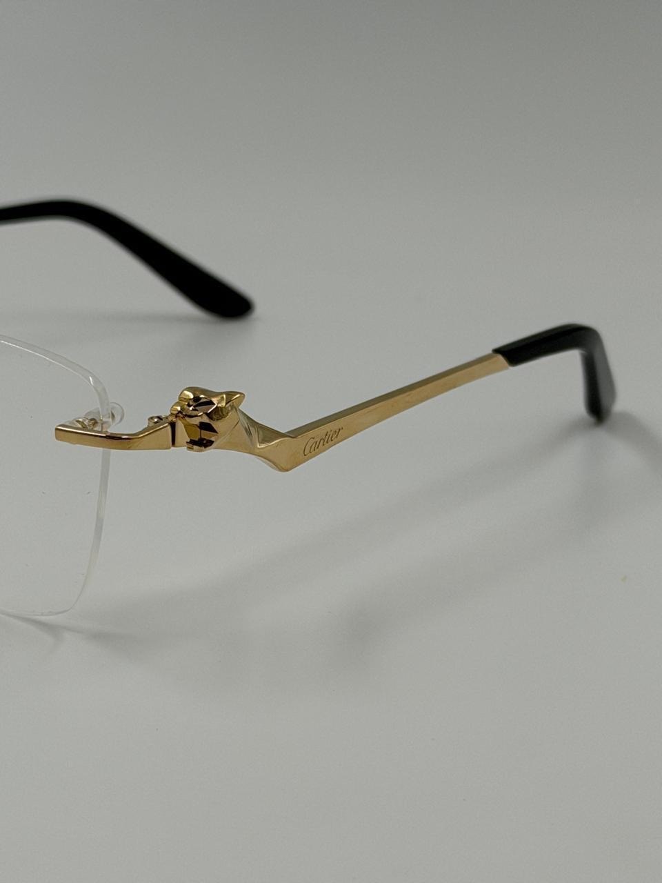 Close-up of an eyewear hinge and temple