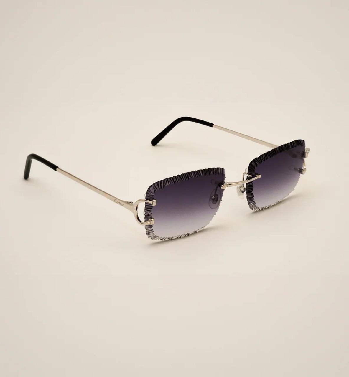 Slender metal sunglasses
